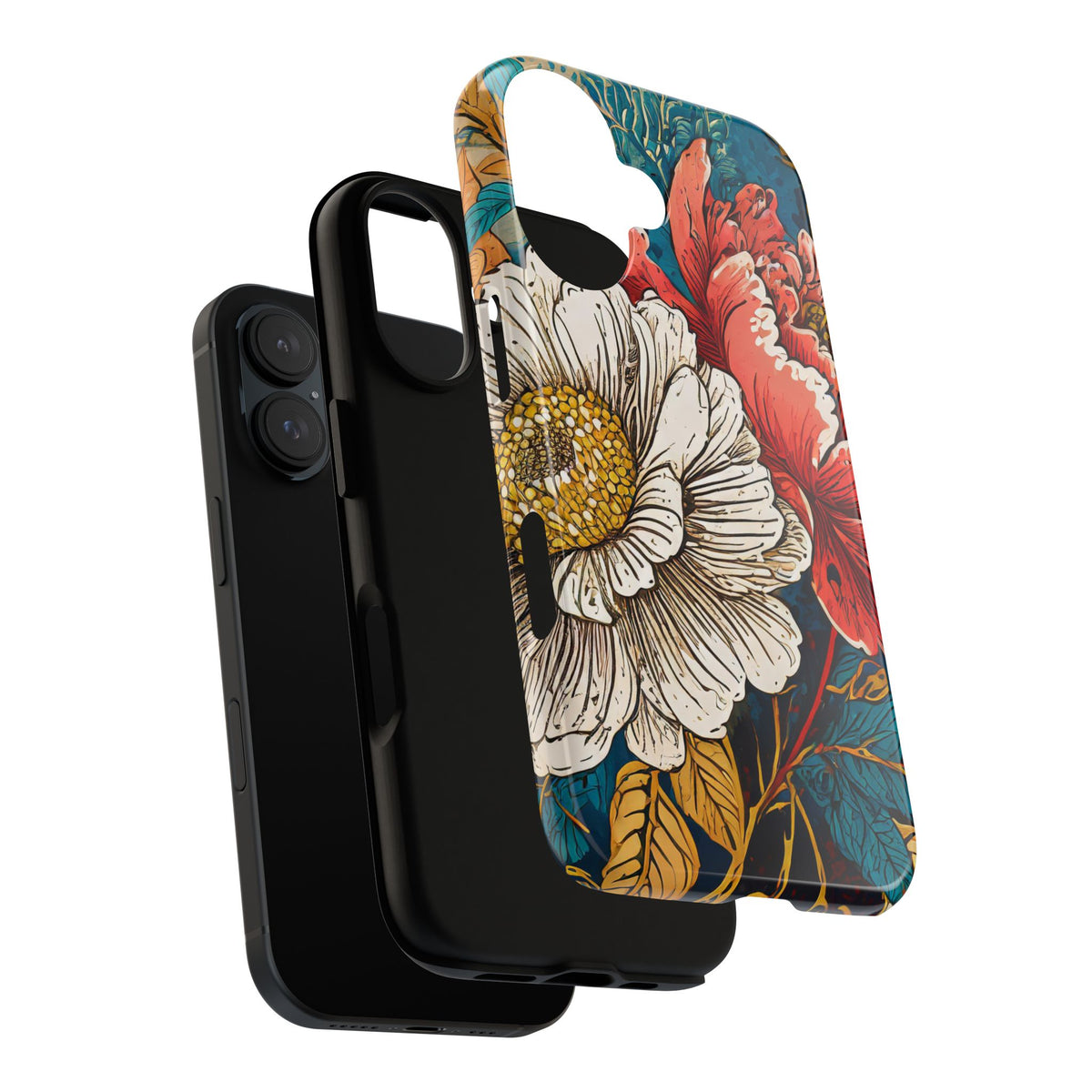 Artistic Floral Tough Phone Case - Studio 653