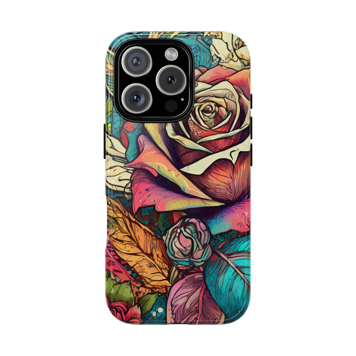 Colorful Roses Tough Phone Case - Studio 653