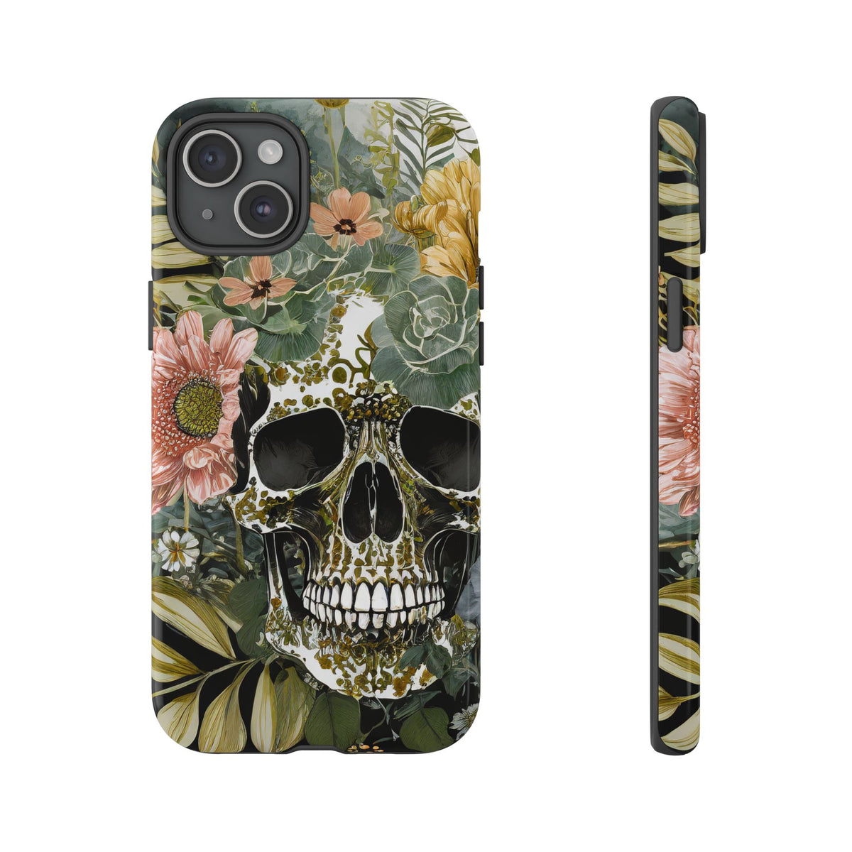 Floral Skull Tough Phone Case - Studio 653