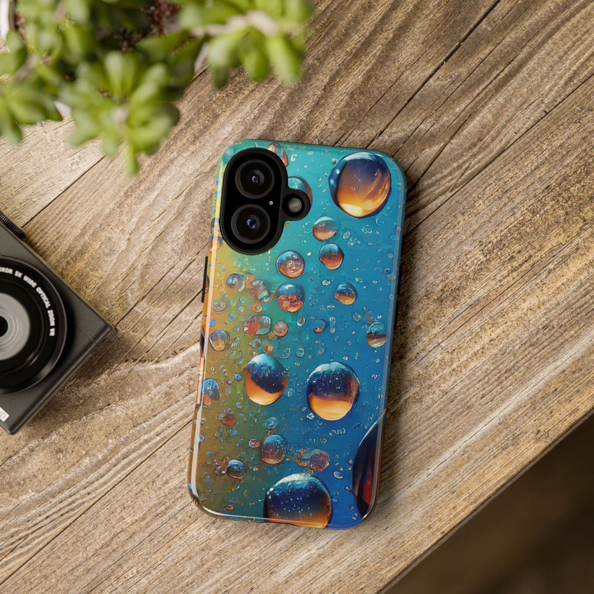 Colorful Water Droplets Tough Phone Case - Studio 653
