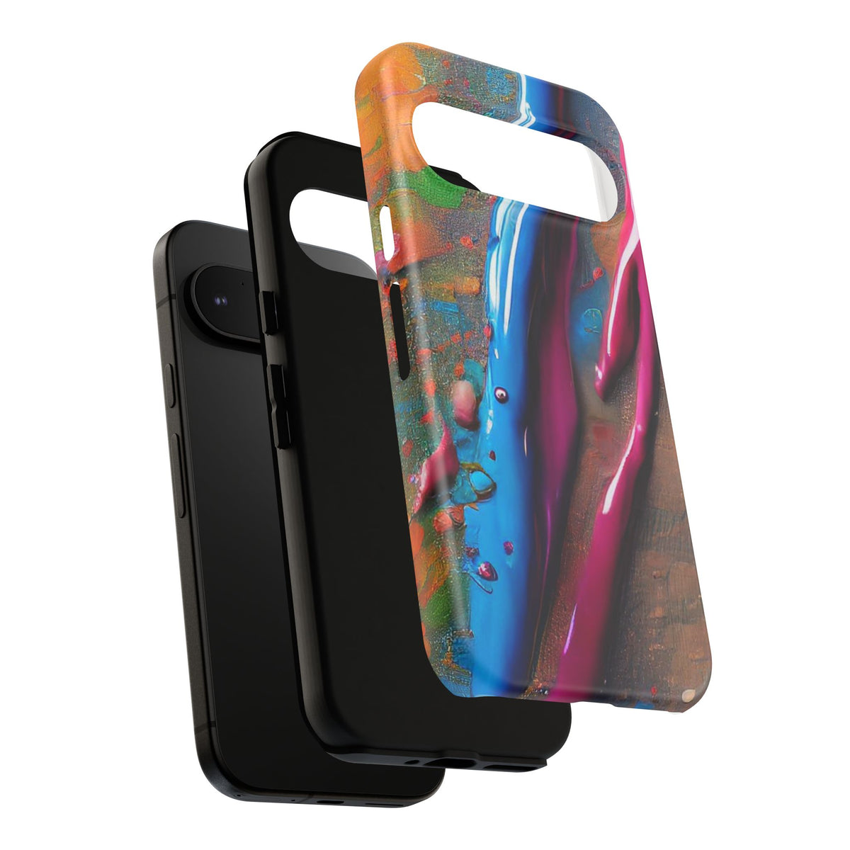 Colorful Artistic Paint Splatter Tough Phone Case - Studio 653