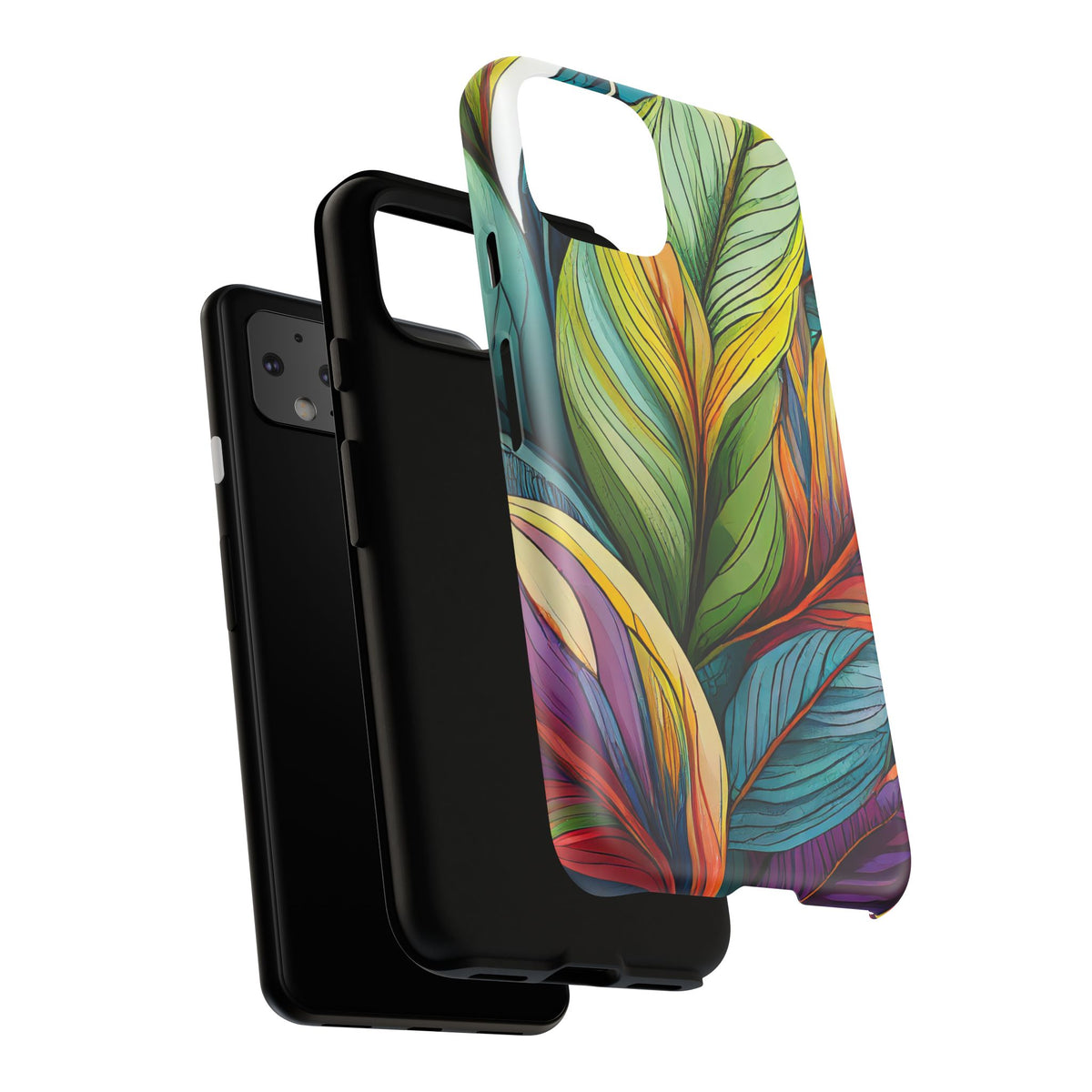 Vibrant Tropical Leaf Tough Phone Case - Studio 653