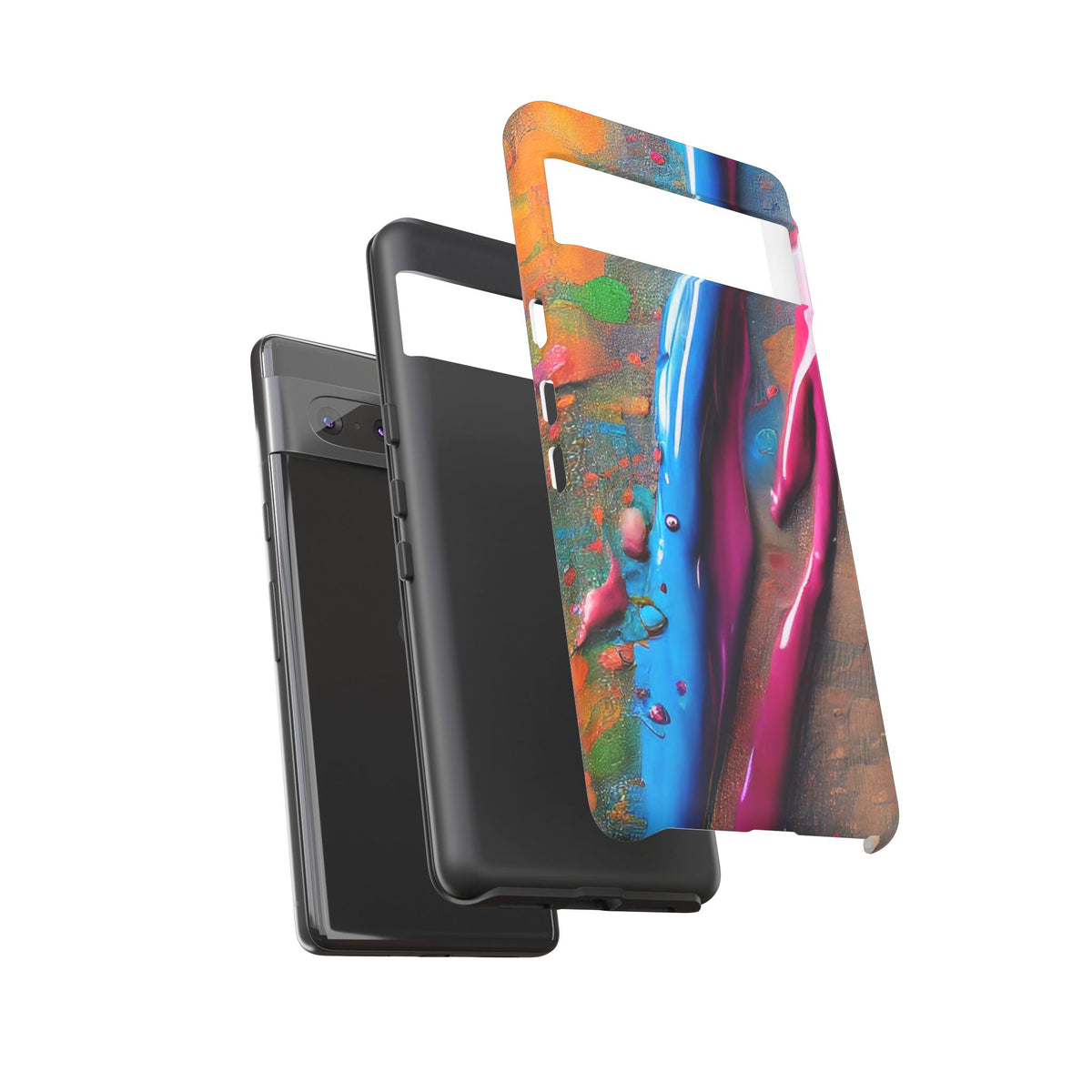 Colorful Artistic Paint Splatter Tough Phone Case - Studio 653