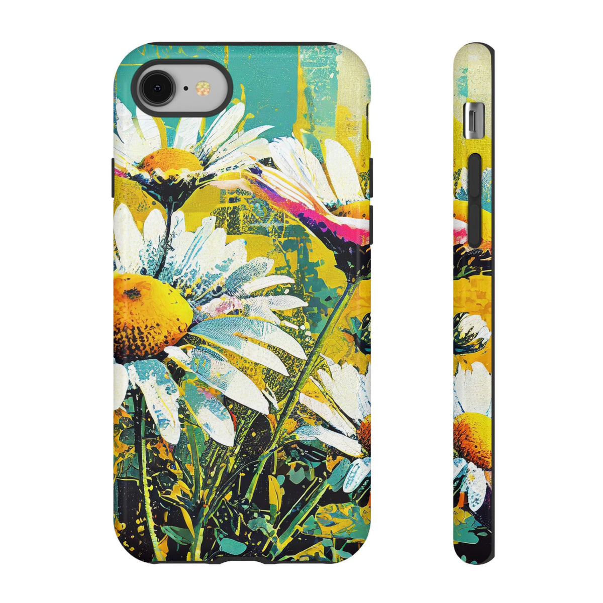 Colorful Daisy Floral Tough Phone Case