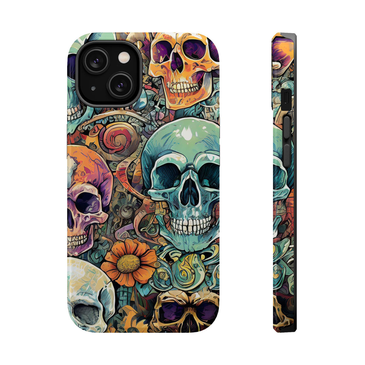 Artistic Skull Magnetic Tough Cases