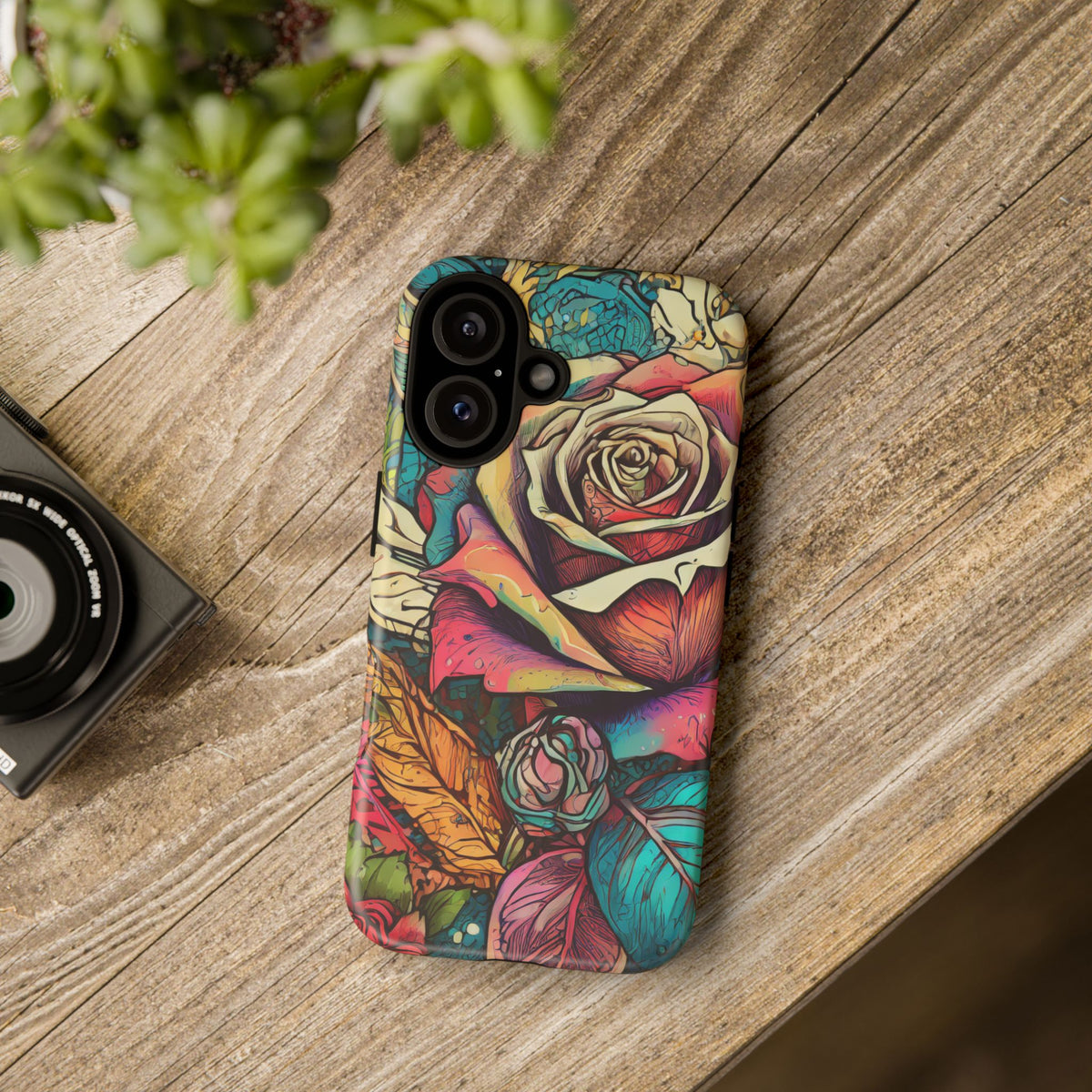 Colorful Roses Tough Phone Case - Studio 653