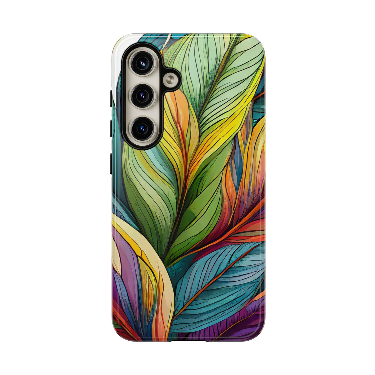 Vibrant Tropical Leaf Tough Phone Case - Studio 653