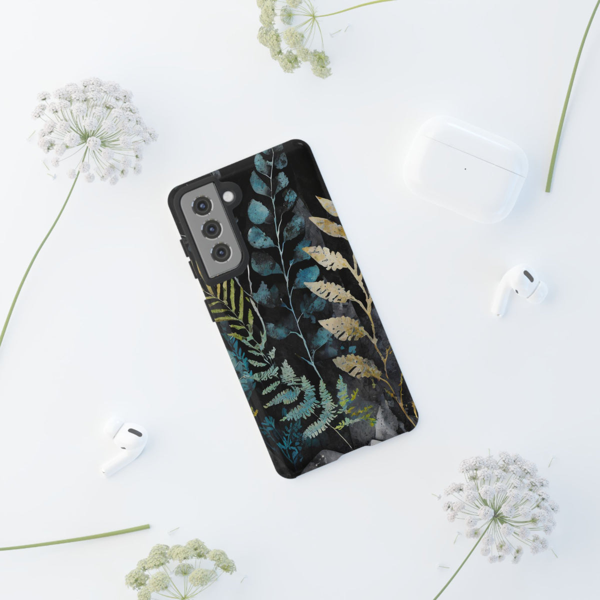 Dark Floral Tough Phone Case - Studio 653