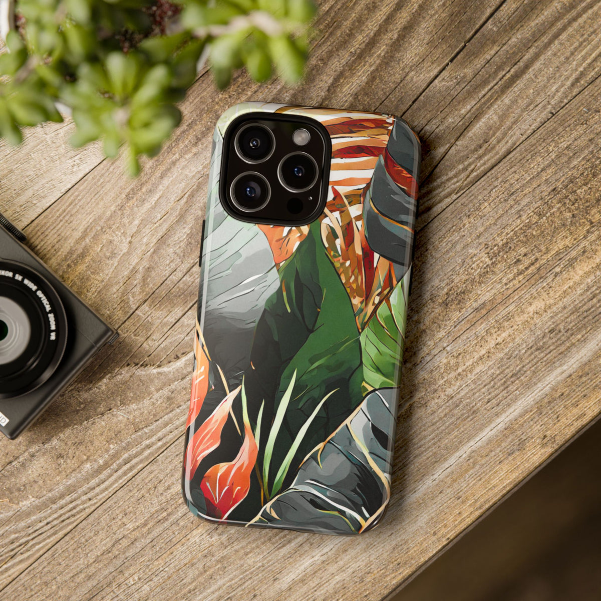 Tropical Leaf Tough Phone Case - Studio 653
