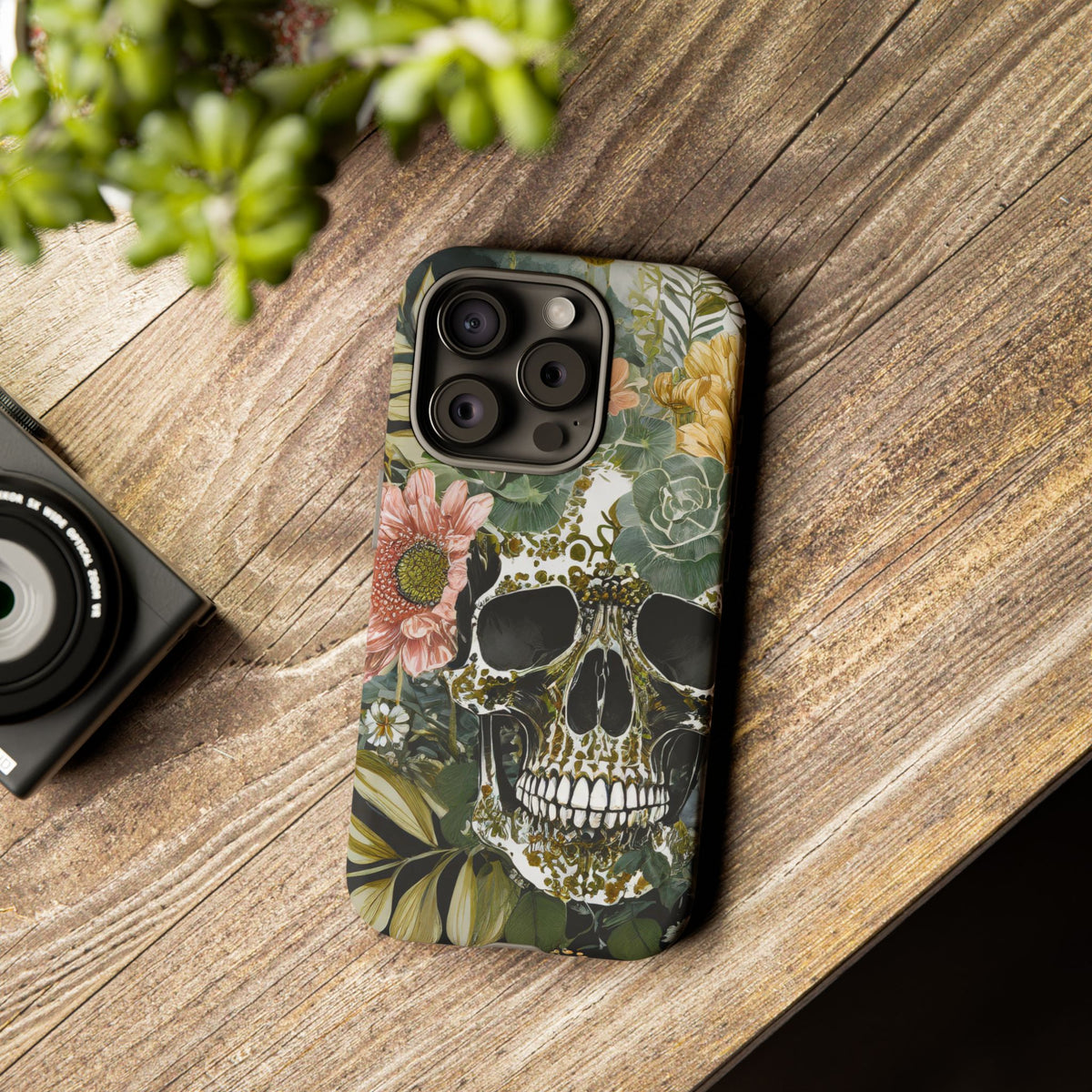 Floral Skull Tough Phone Case - Studio 653