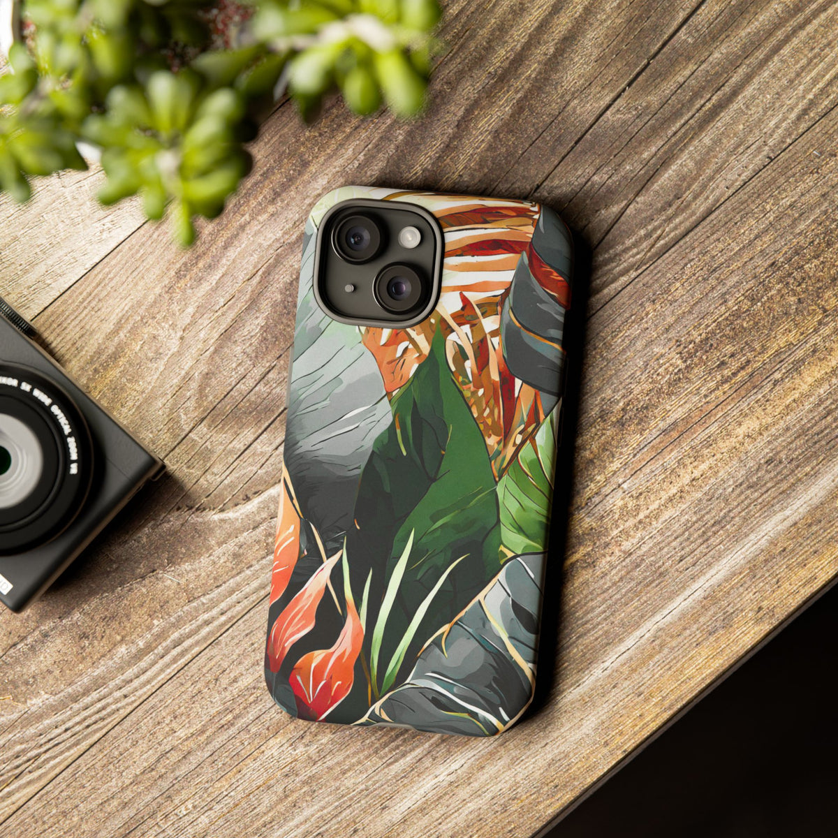 Tropical Leaf Tough Phone Case - Studio 653