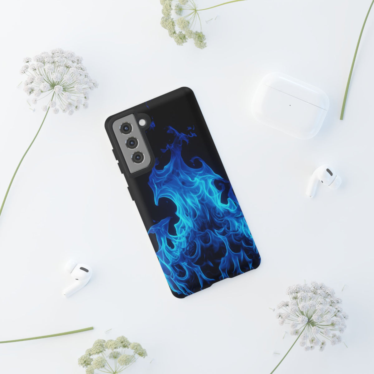 Blue Flames Tough  Phone Case - Studio 653