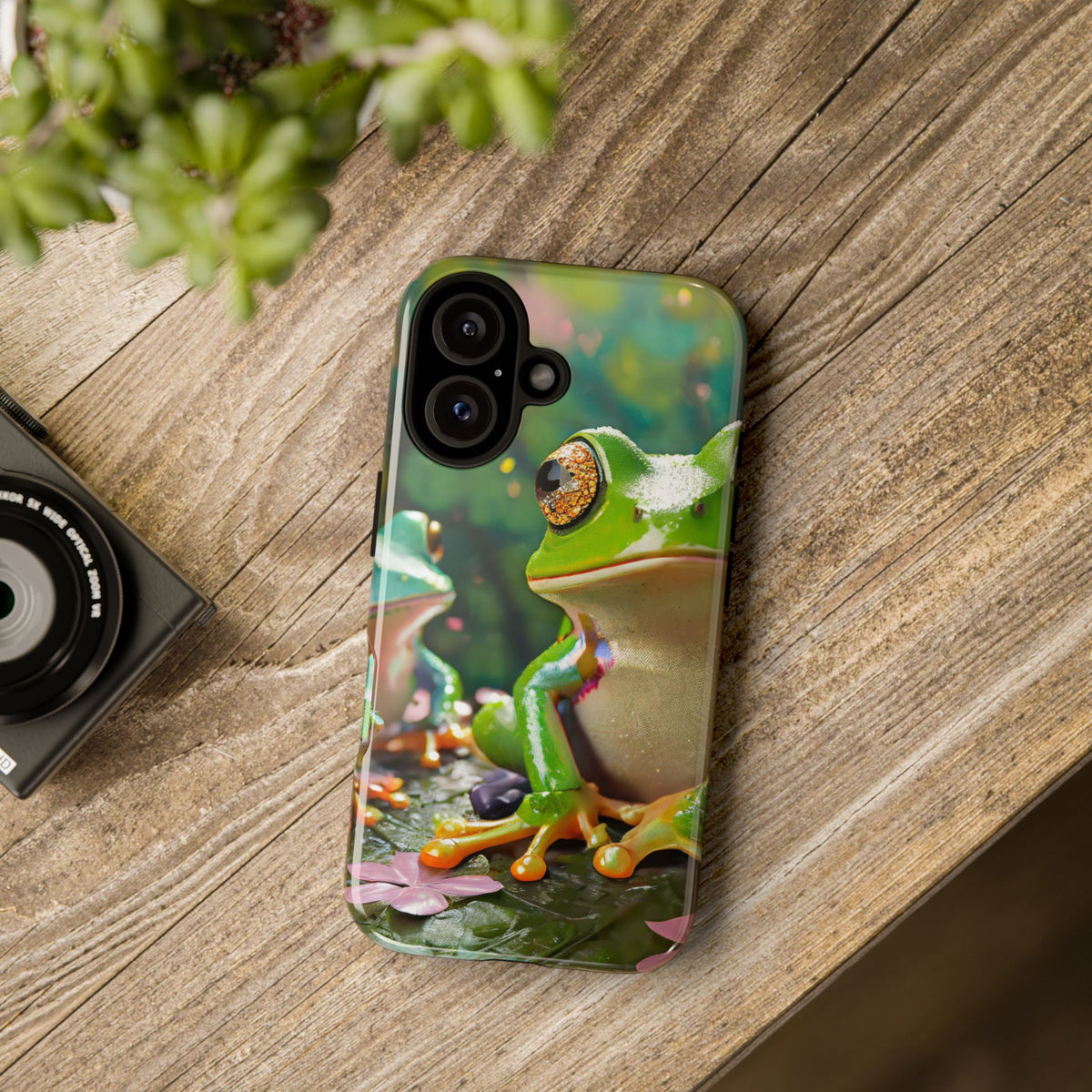 Someone Watching Colorful Frog Tough Phone Case - Studio 653