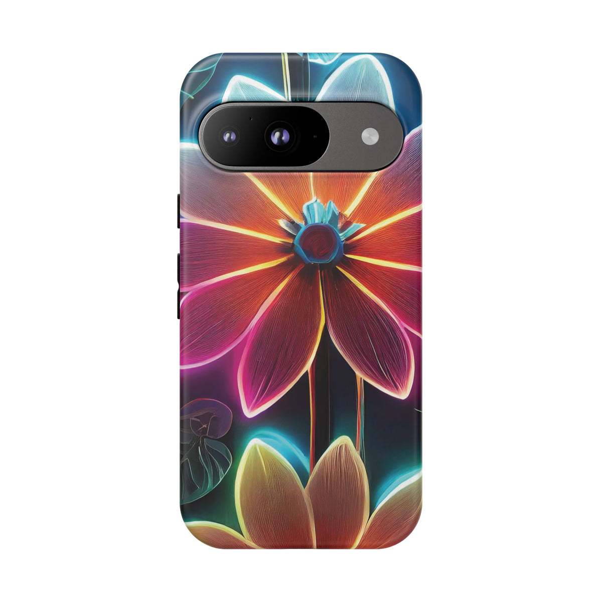 Vibrant Neon Flowers Tough Phone Case - Studio 653