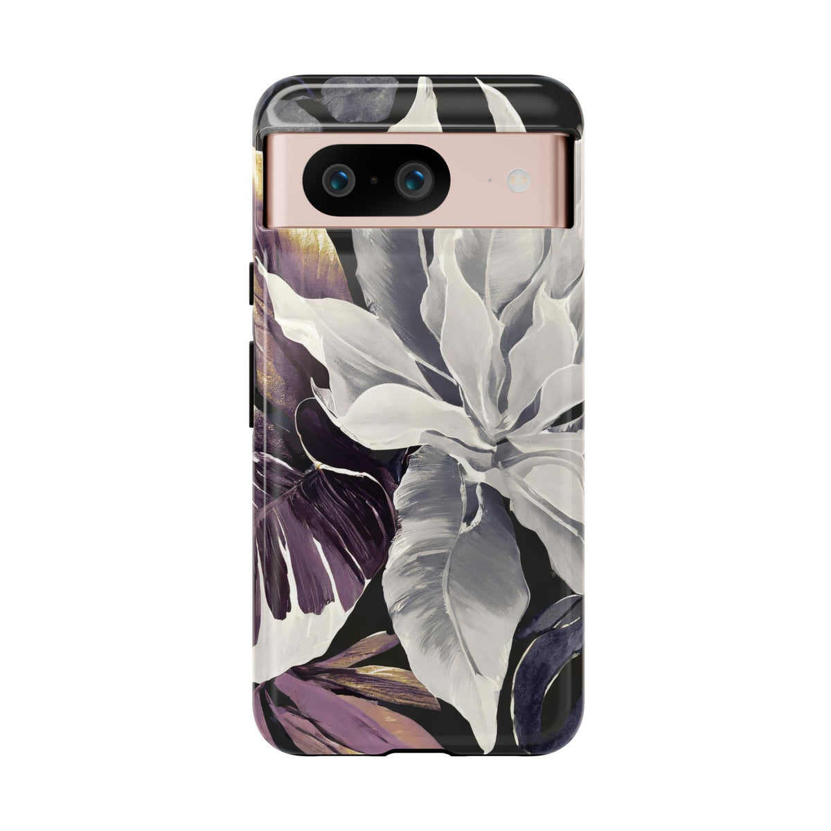 White & Plum Floral Tough Phone Case - Studio 653