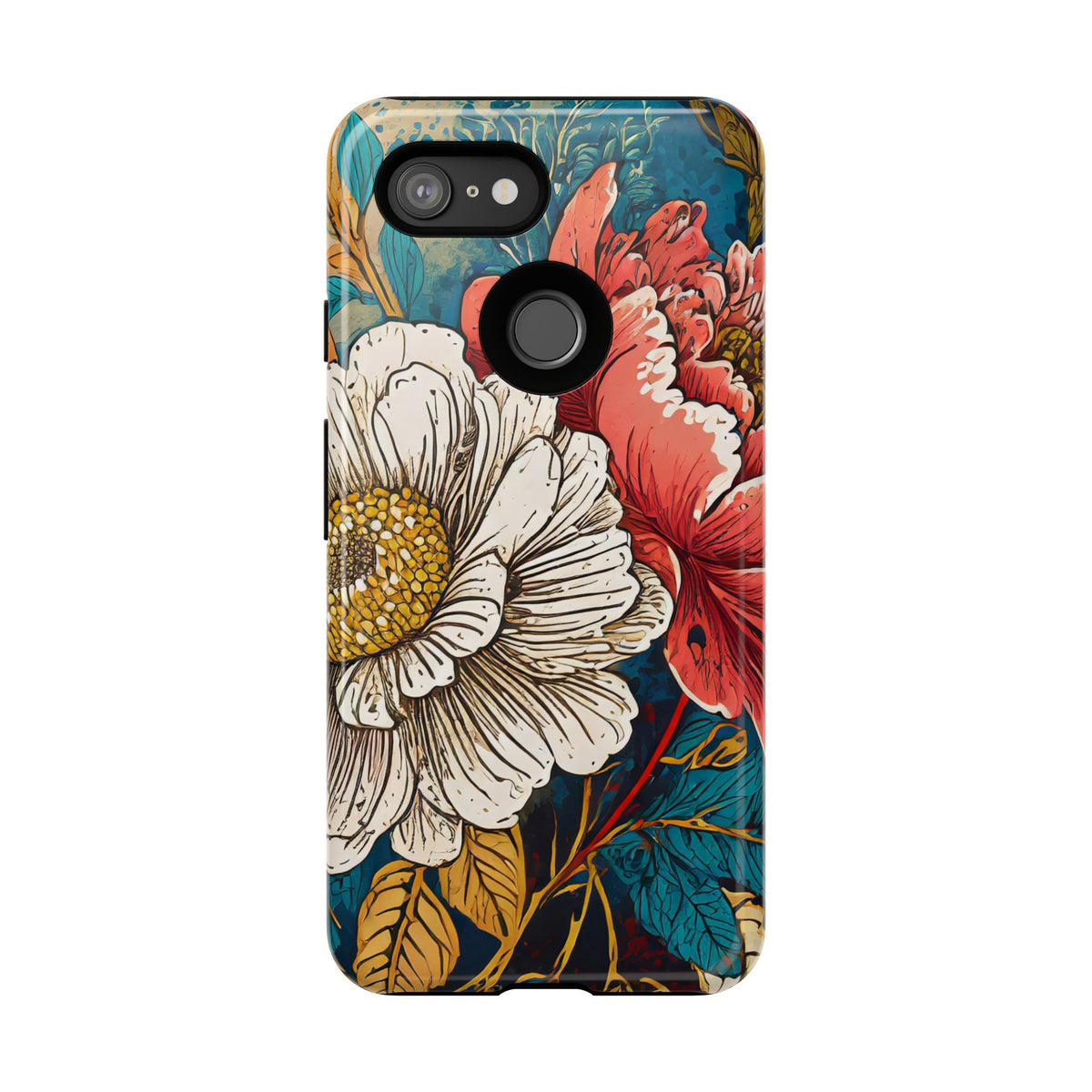 Artistic Floral Tough Phone Case - Studio 653