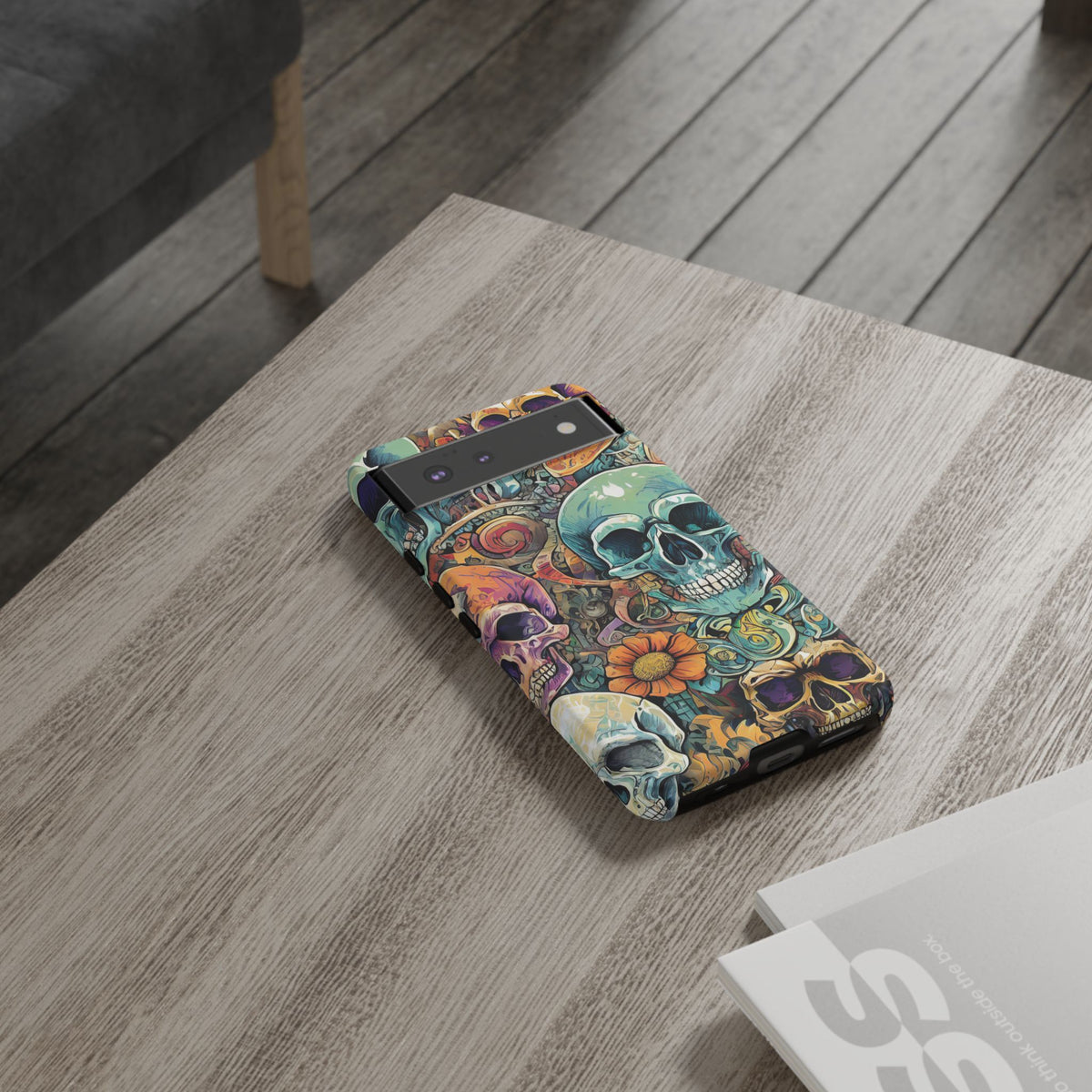 Artistic Skull Collage Tough Phone Case - Studio 653