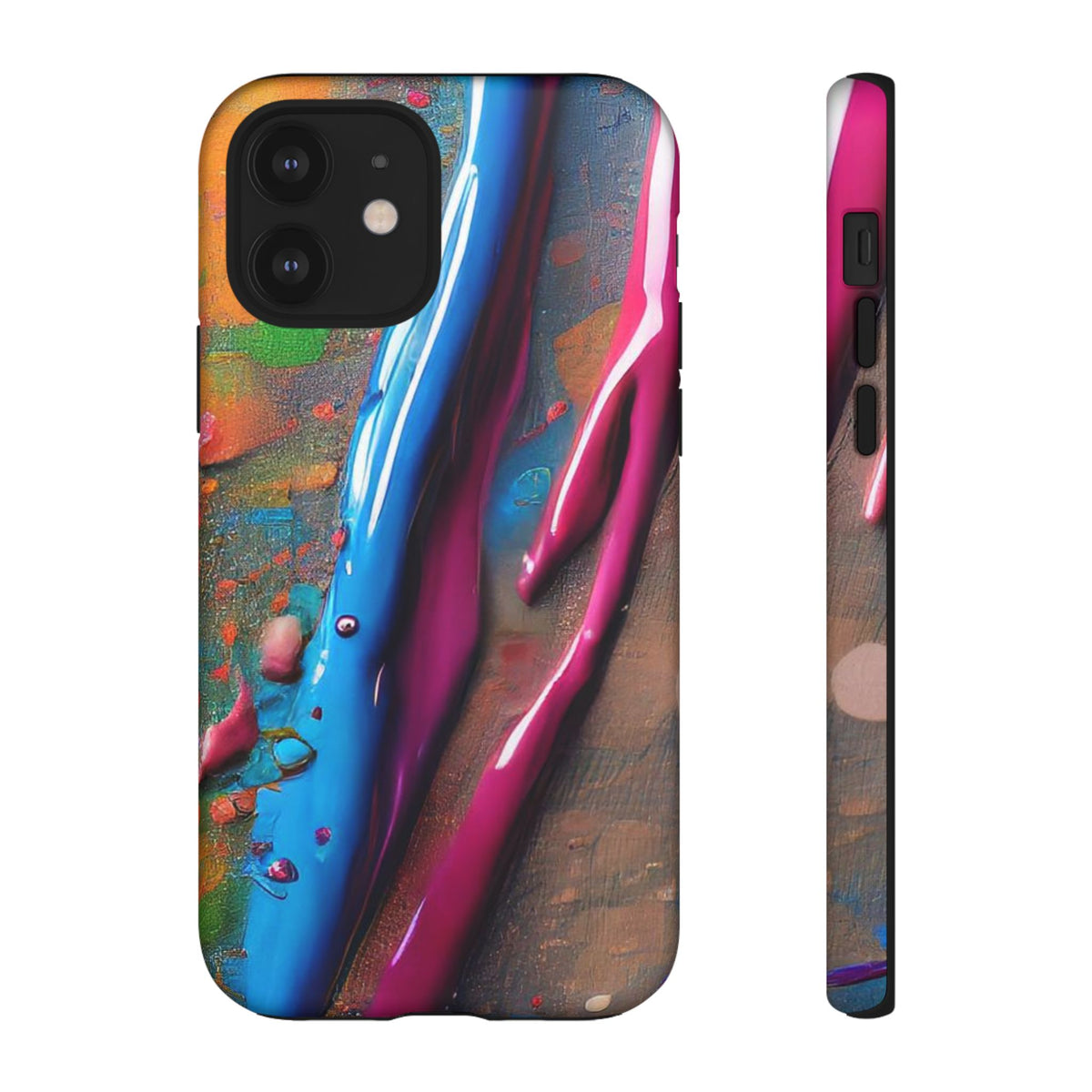 Colorful Artistic Paint Splatter Tough Phone Case - Studio 653