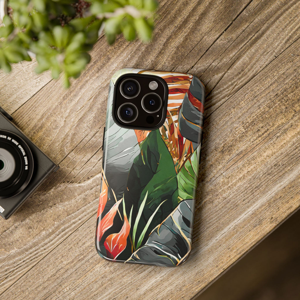 Tropical Leaf Tough Phone Case - Studio 653
