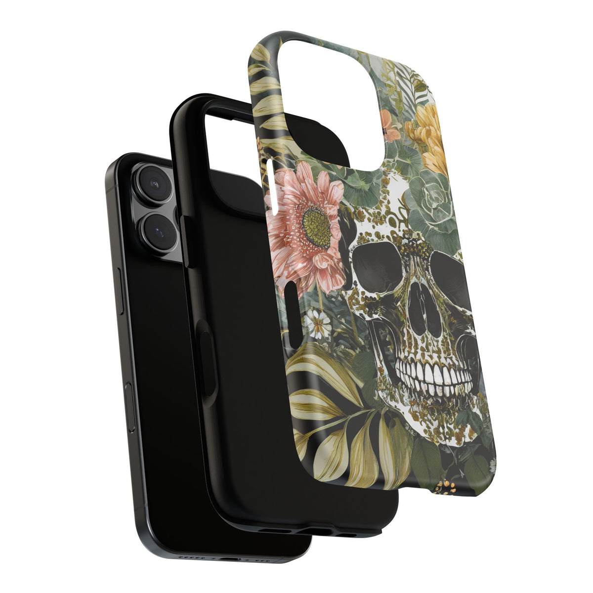 Floral Skull Tough Phone Case - Studio 653
