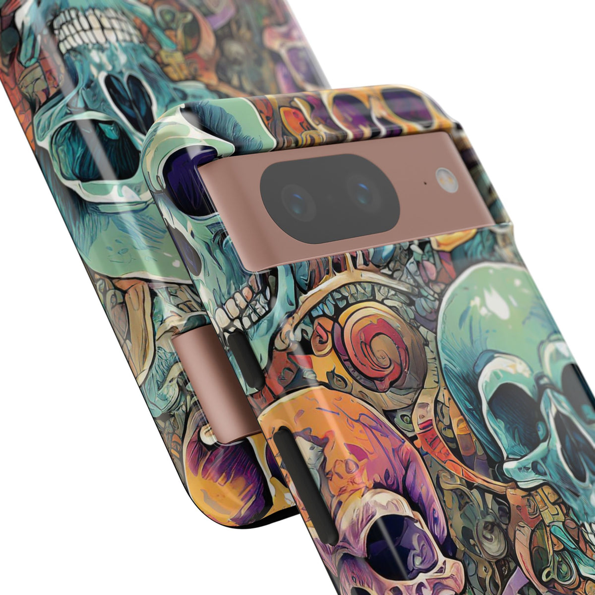 Artistic Skull Collage Tough Phone Case - Studio 653