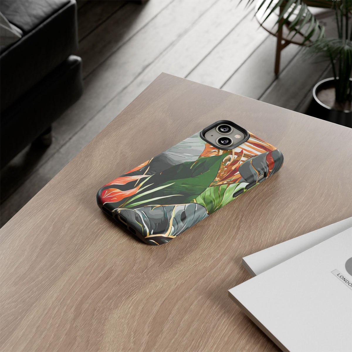 Tropical Leaf Tough Phone Case - Studio 653