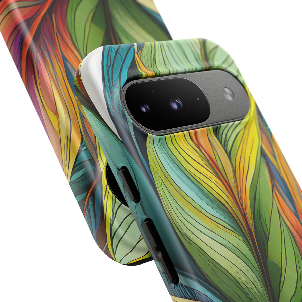 Vibrant Tropical Leaf Tough Phone Case - Studio 653