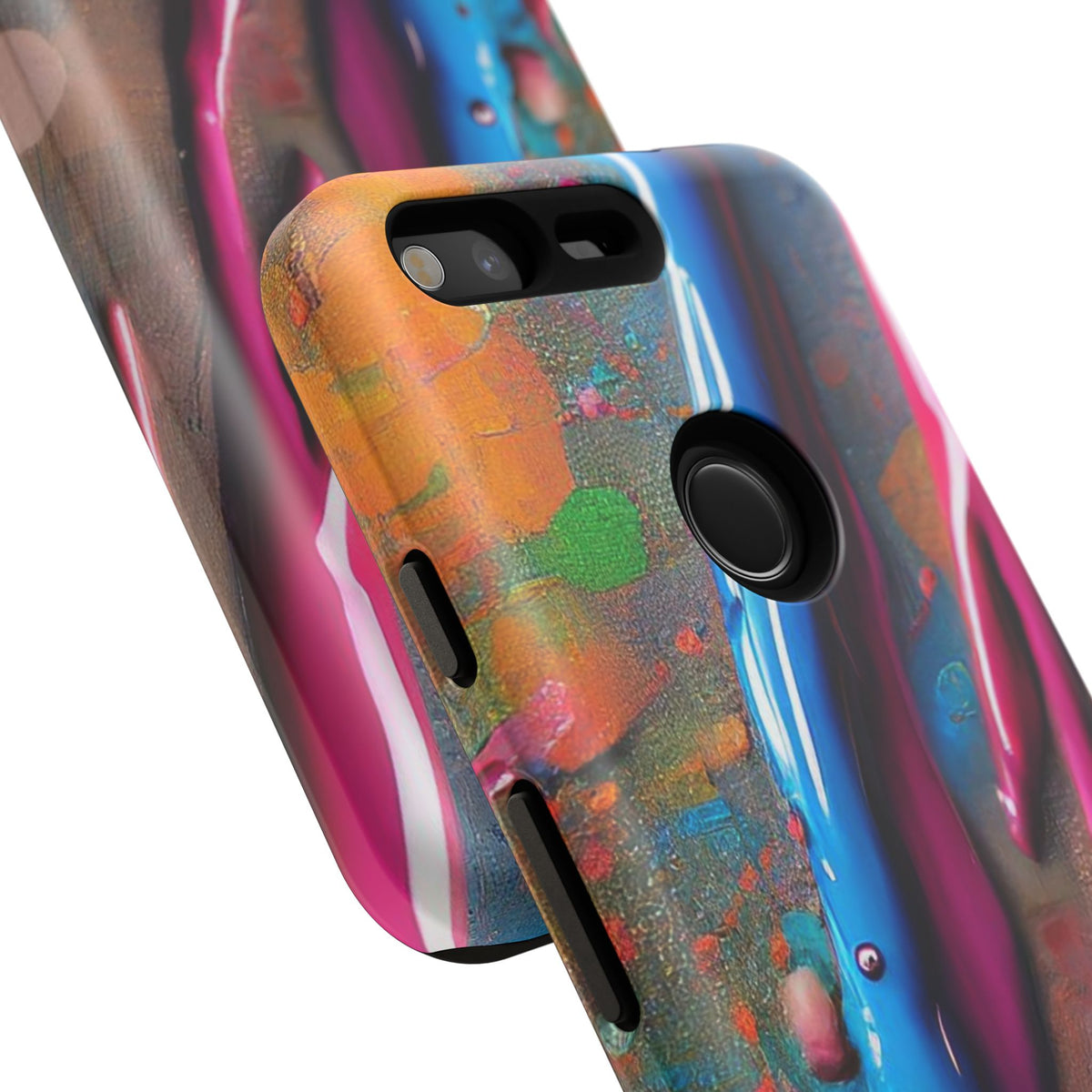Colorful Artistic Paint Splatter Tough Phone Case - Studio 653