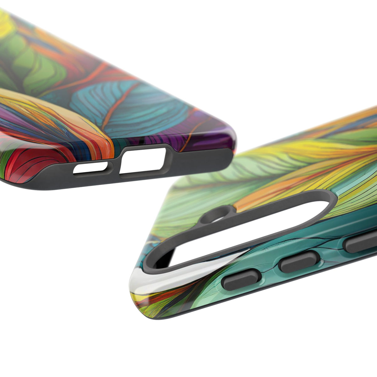 Vibrant Tropical Leaf Tough Phone Case - Studio 653
