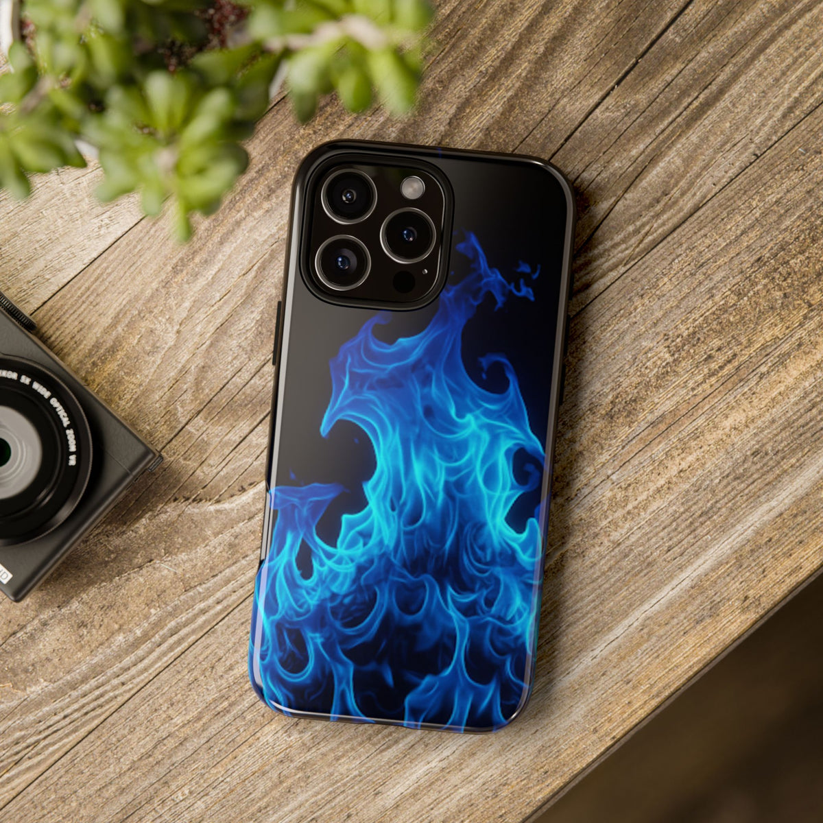Blue Flames Tough  Phone Case - Studio 653