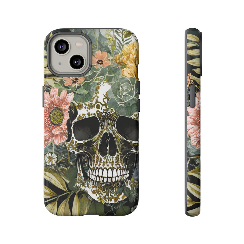 Floral Skull Tough Phone Case - Studio 653