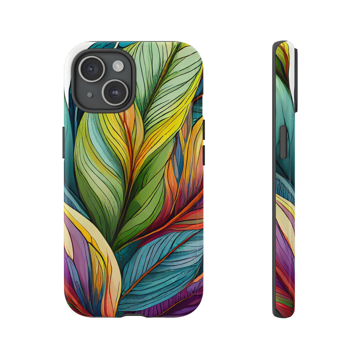 Vibrant Tropical Leaf Tough Phone Case - Studio 653