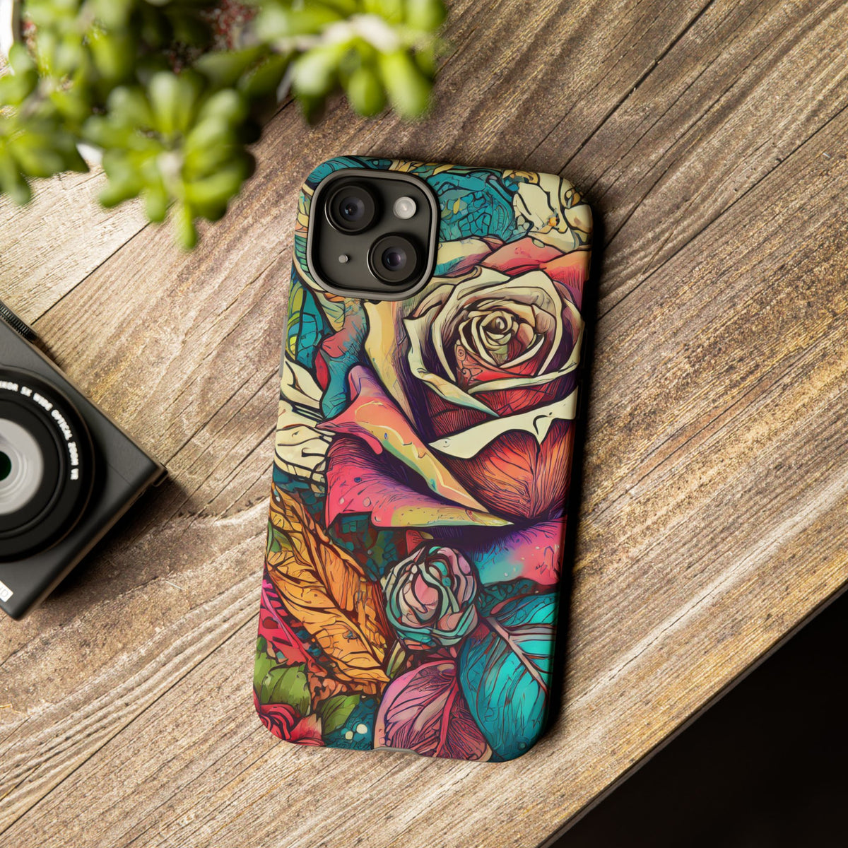Colorful Roses Tough Phone Case - Studio 653