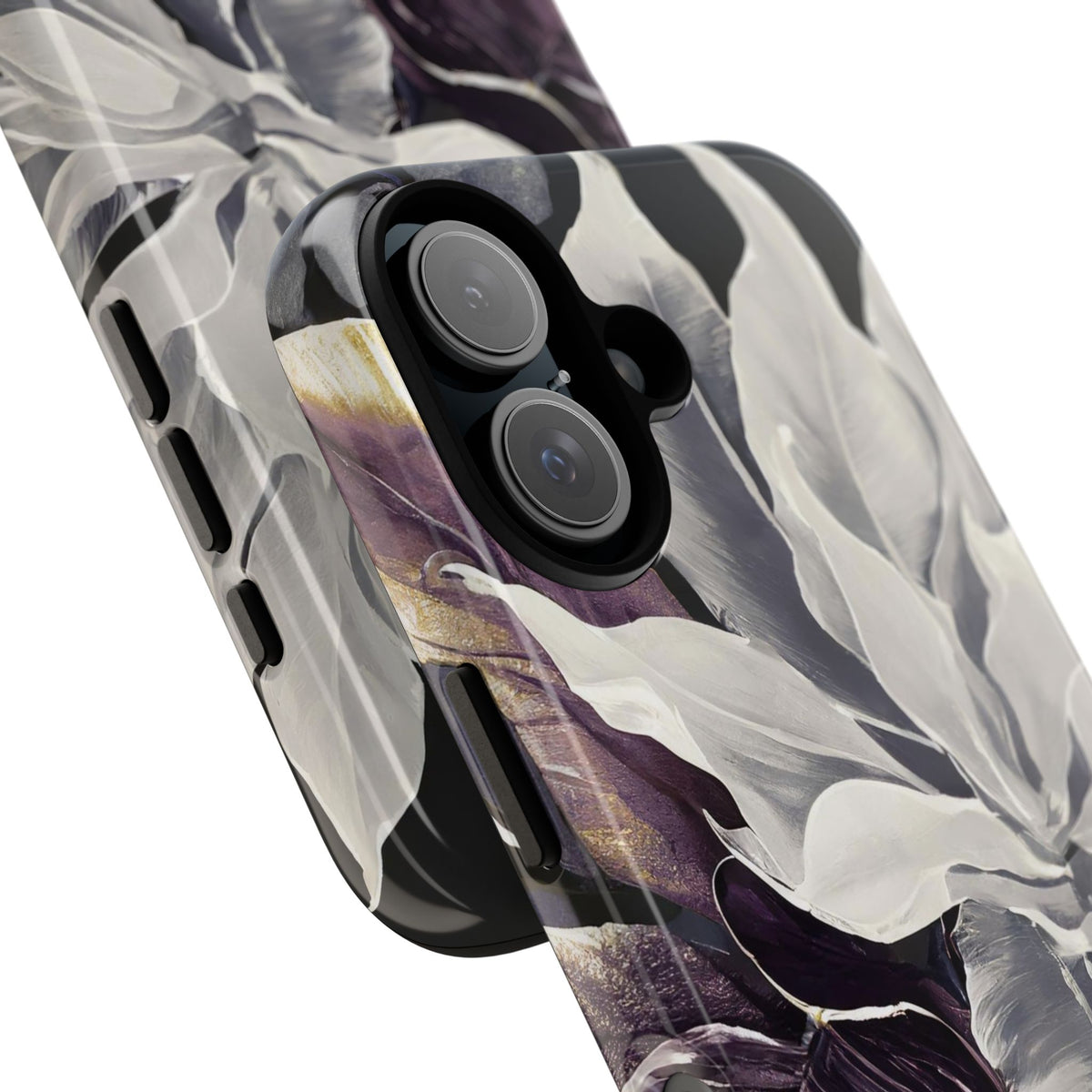 White & Plum Floral Tough Phone Case - Studio 653