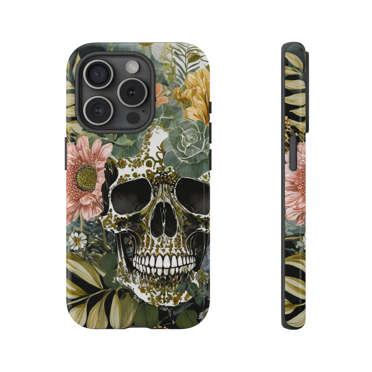 Floral Skull Tough Phone Case - Studio 653