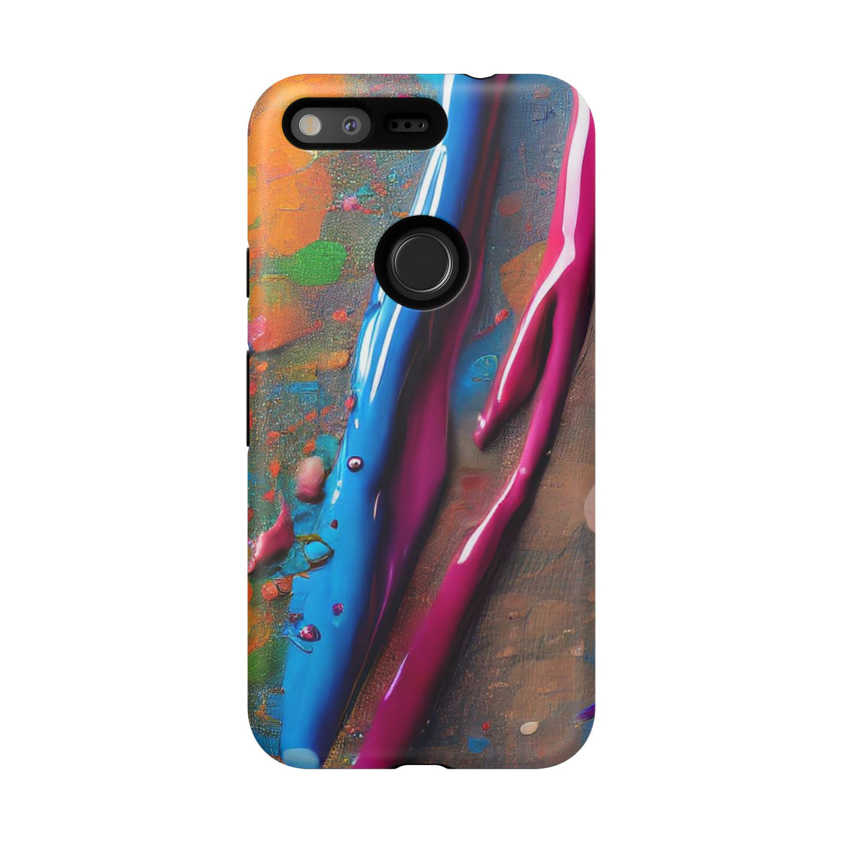 Colorful Artistic Paint Splatter Tough Phone Case - Studio 653