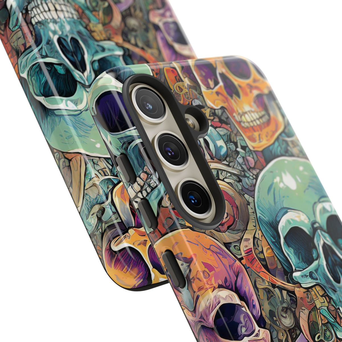 Artistic Skull Collage Tough Phone Case - Studio 653