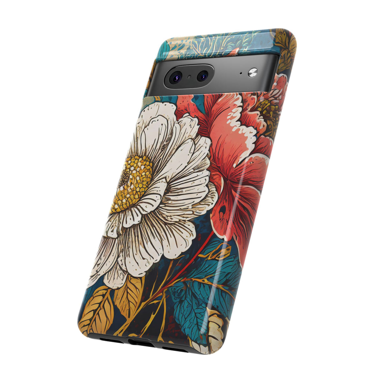 Artistic Floral Tough Phone Case - Studio 653