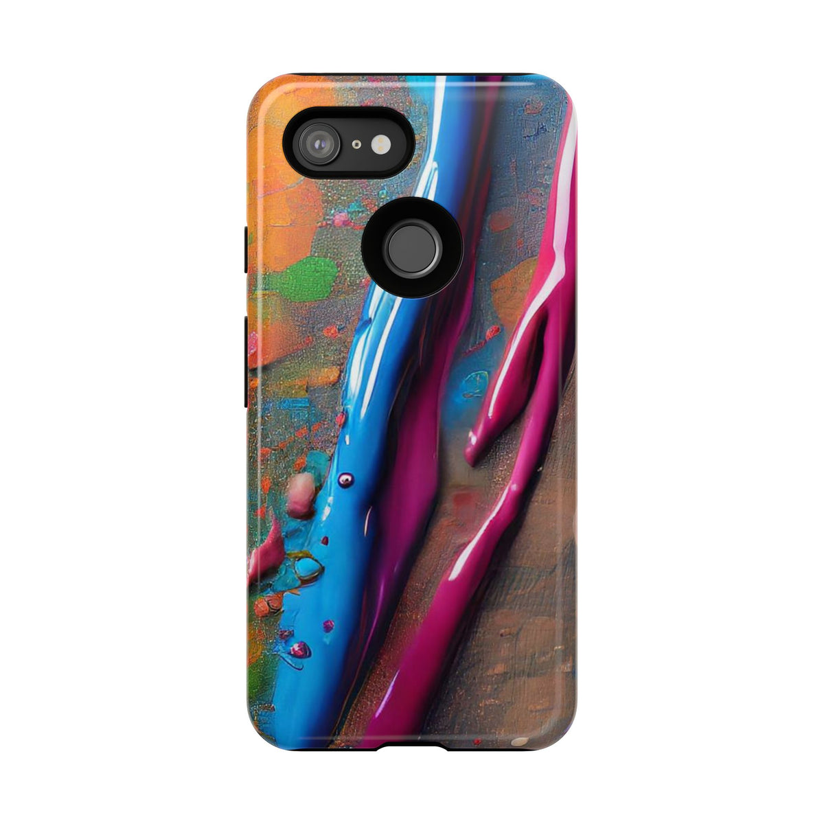 Colorful Artistic Paint Splatter Tough Phone Case - Studio 653