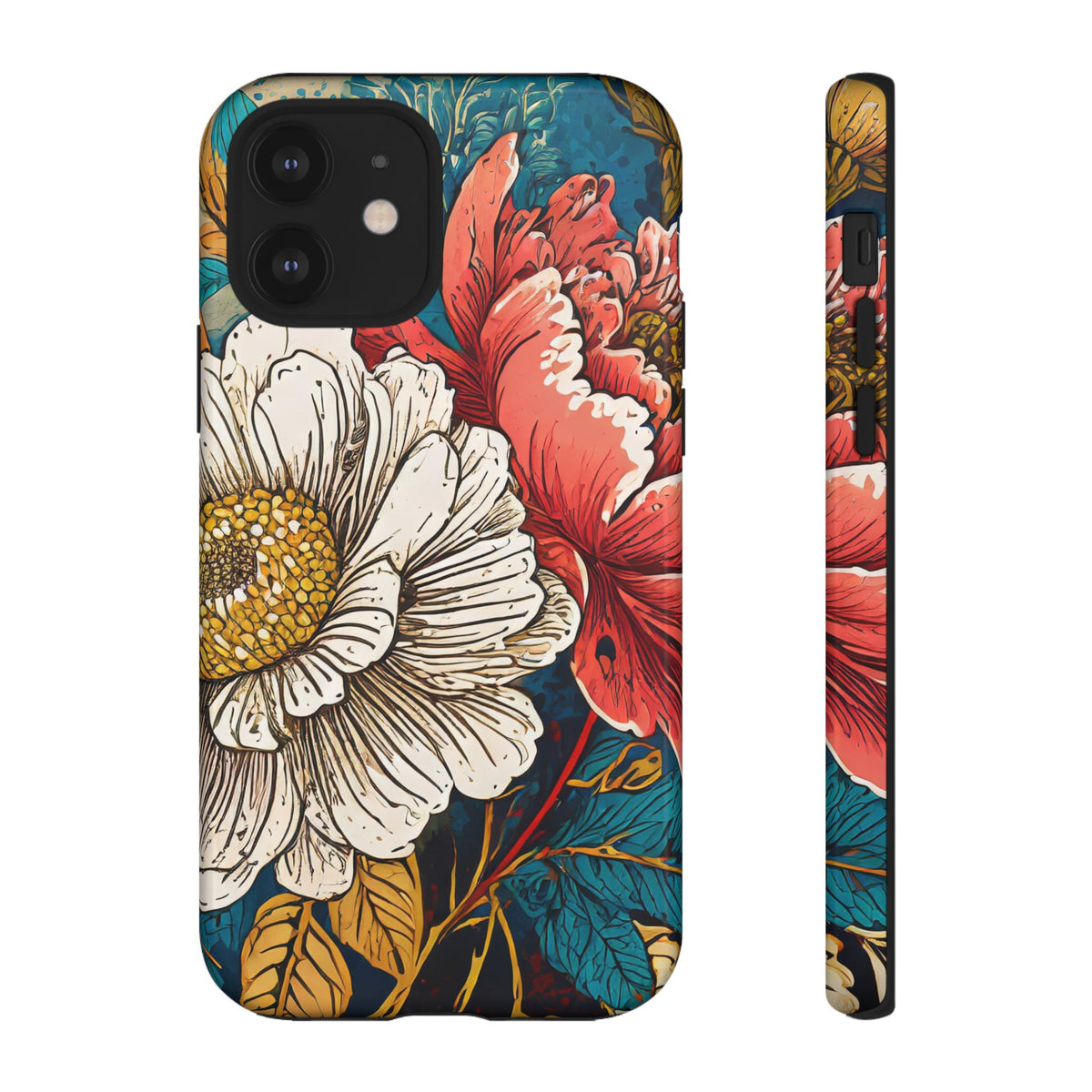 Artistic Floral Tough Phone Case - Studio 653