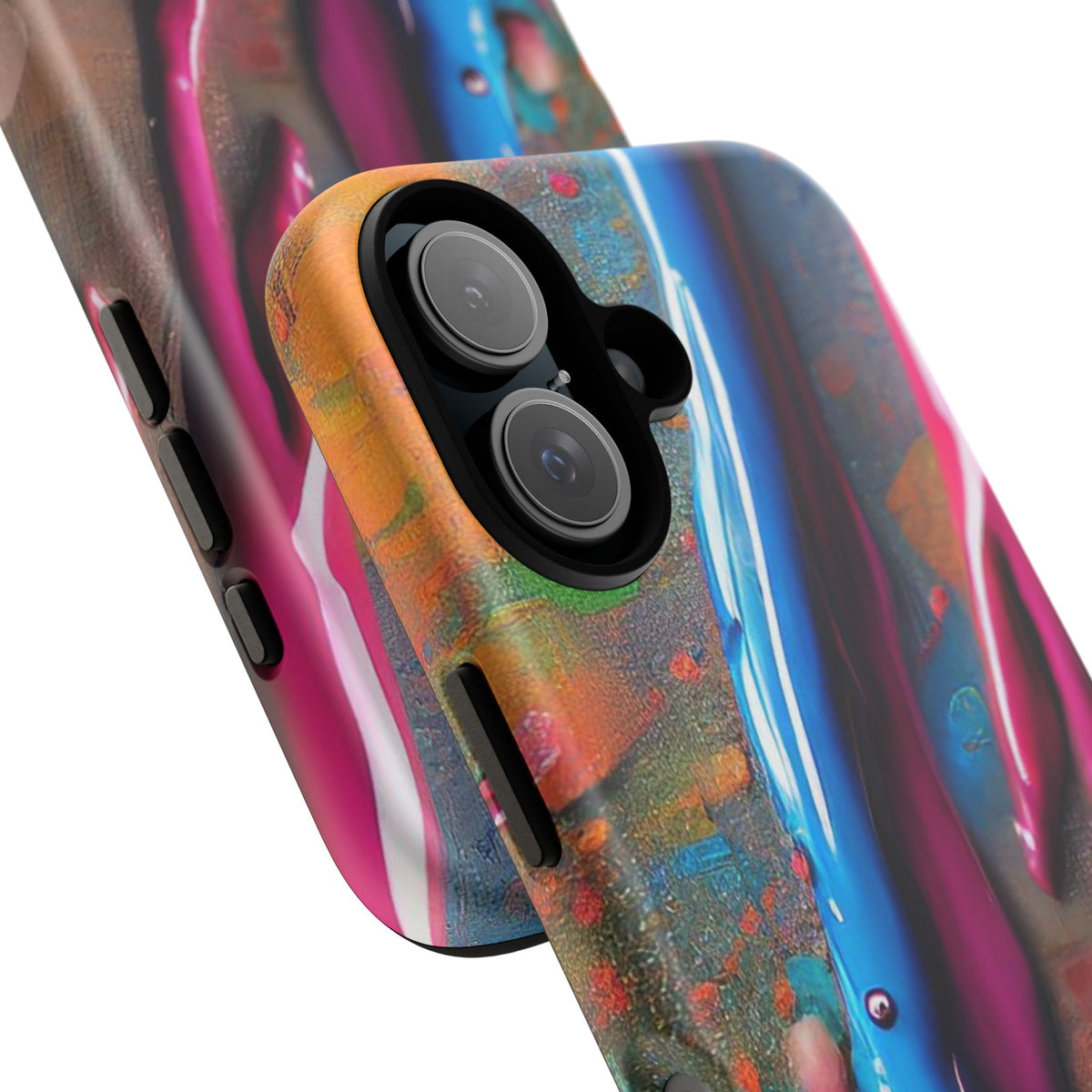 Colorful Artistic Paint Splatter Tough Phone Case - Studio 653