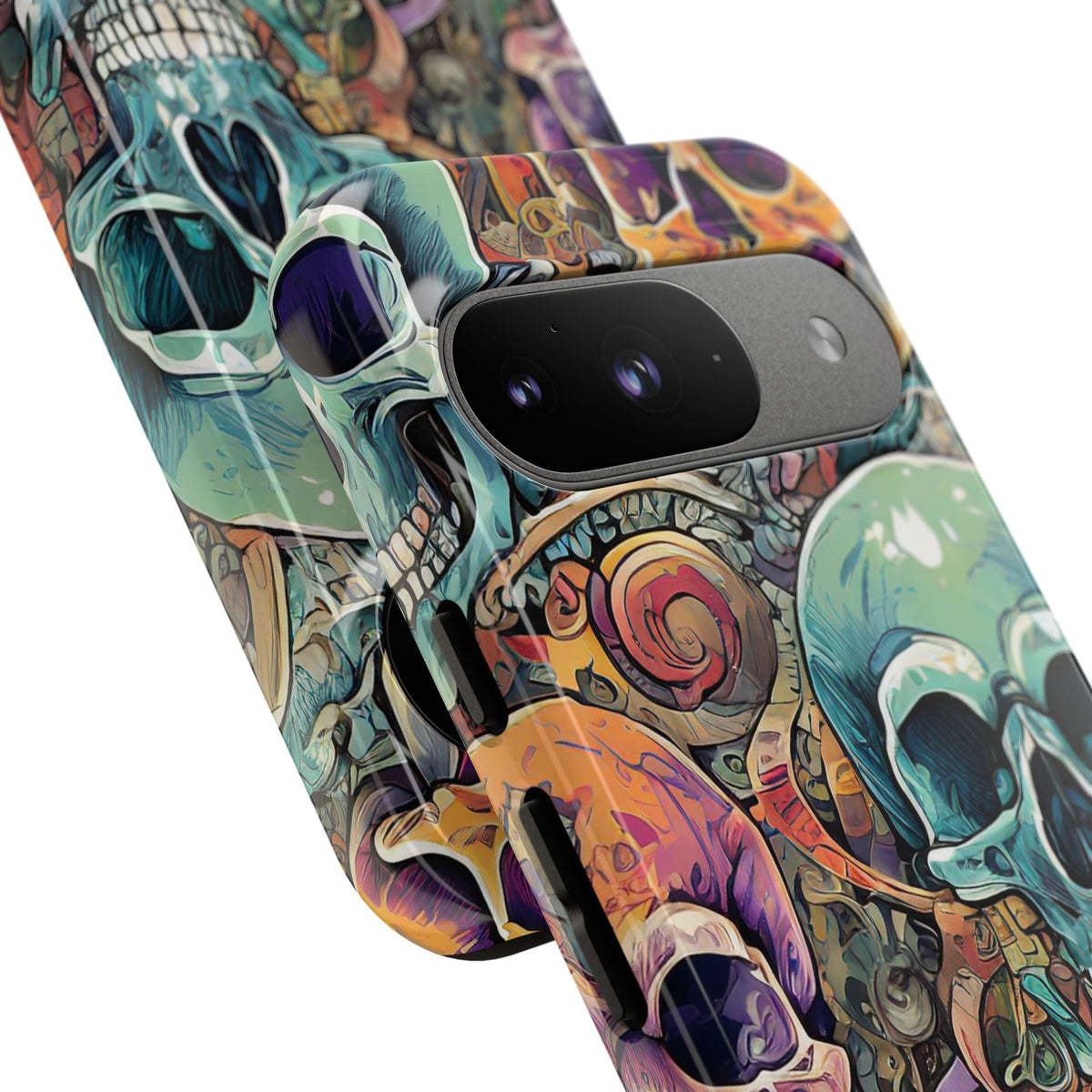 Artistic Skull Collage Tough Phone Case - Studio 653