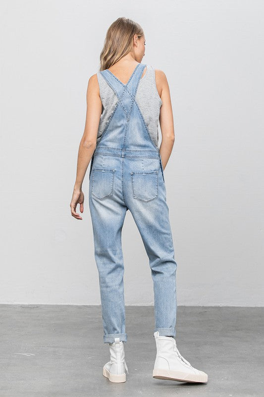 Insane Gene Heavy Body Premium Destroyed Denim Overalls - Studio 653