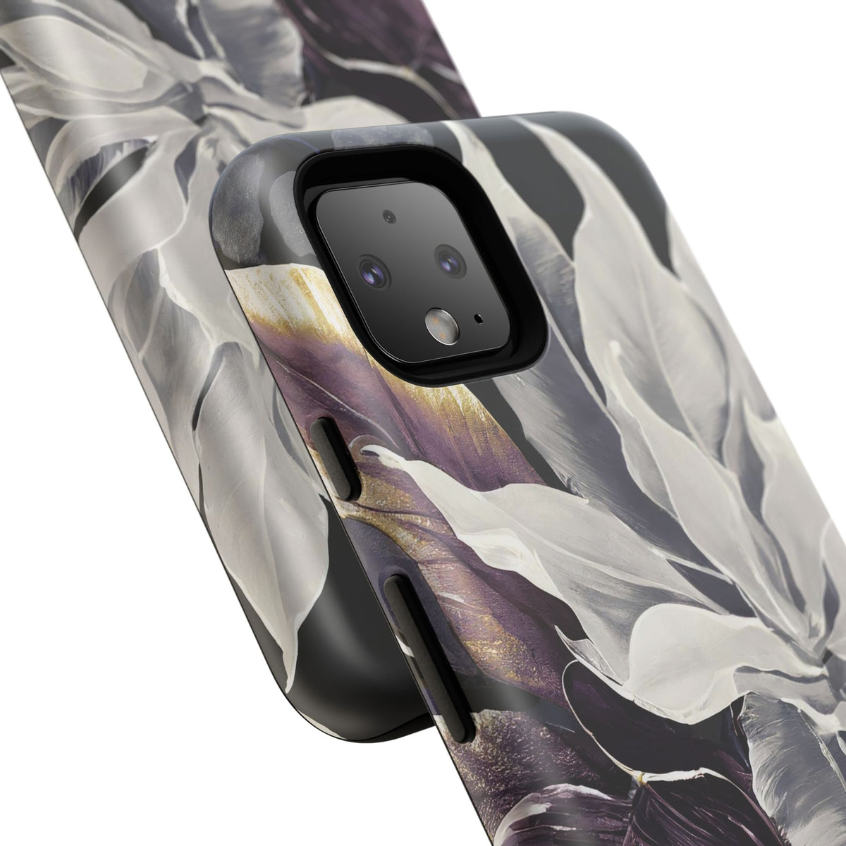 White & Plum Floral Tough Phone Case - Studio 653