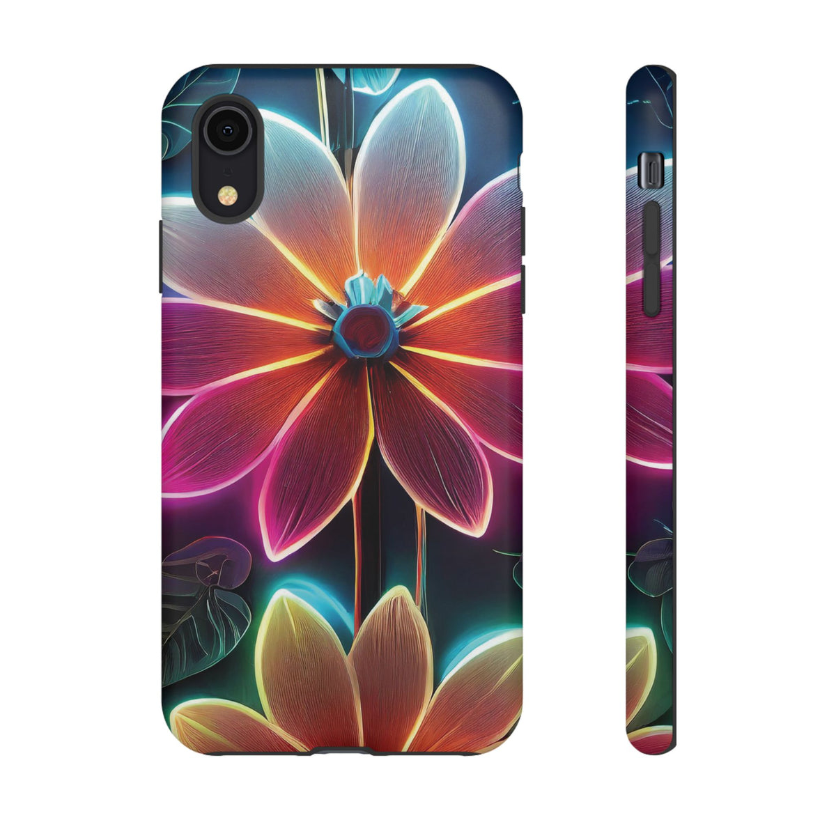 Vibrant Neon Flowers Tough Phone Case - Studio 653