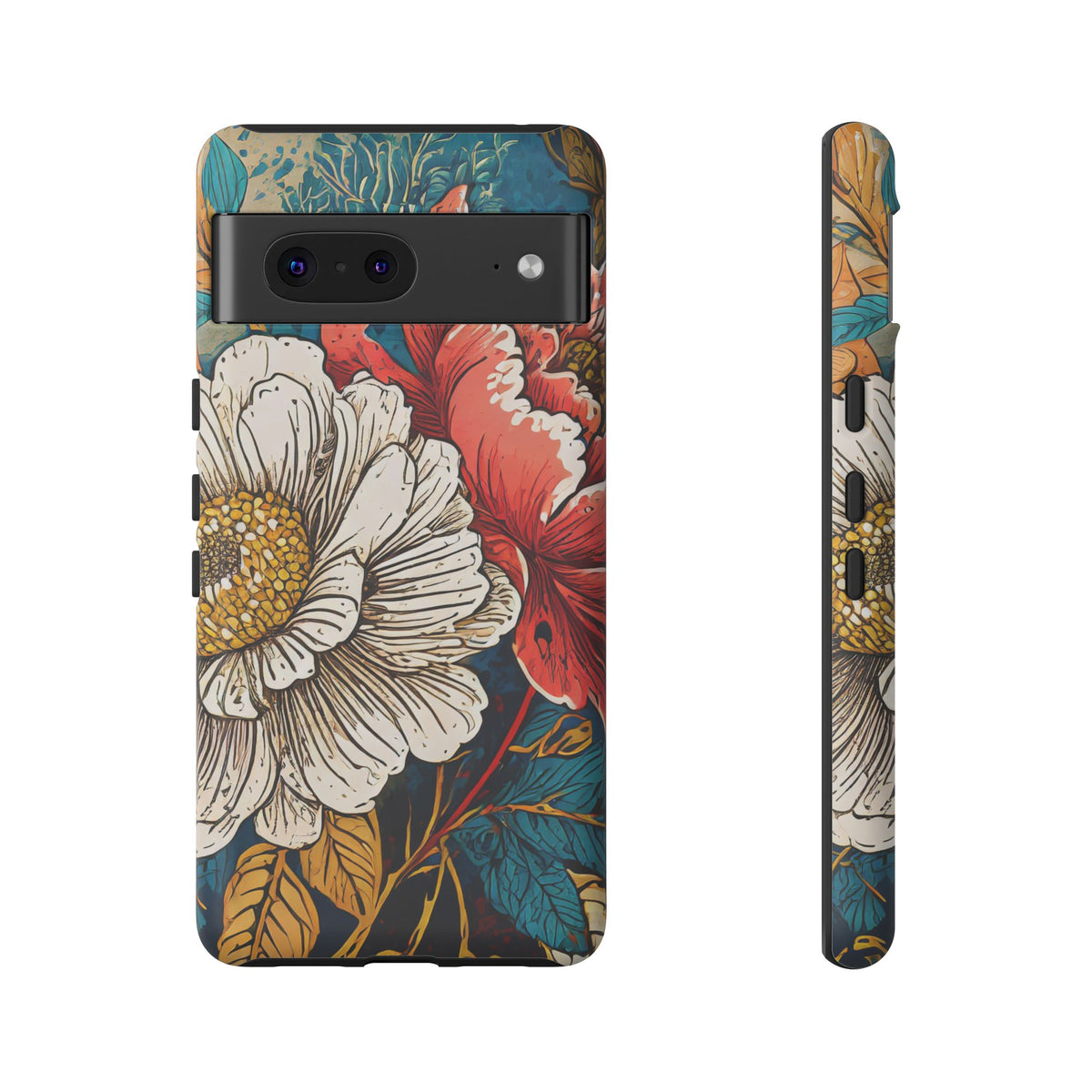 Artistic Floral Tough Phone Case - Studio 653