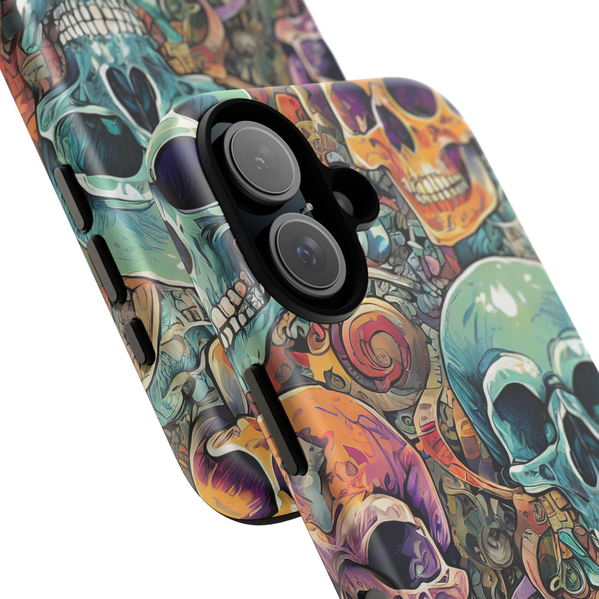 Artistic Skull Collage Tough Phone Case - Studio 653