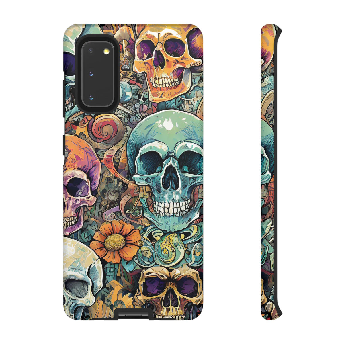 Artistic Skull Collage Tough Phone Case - Studio 653