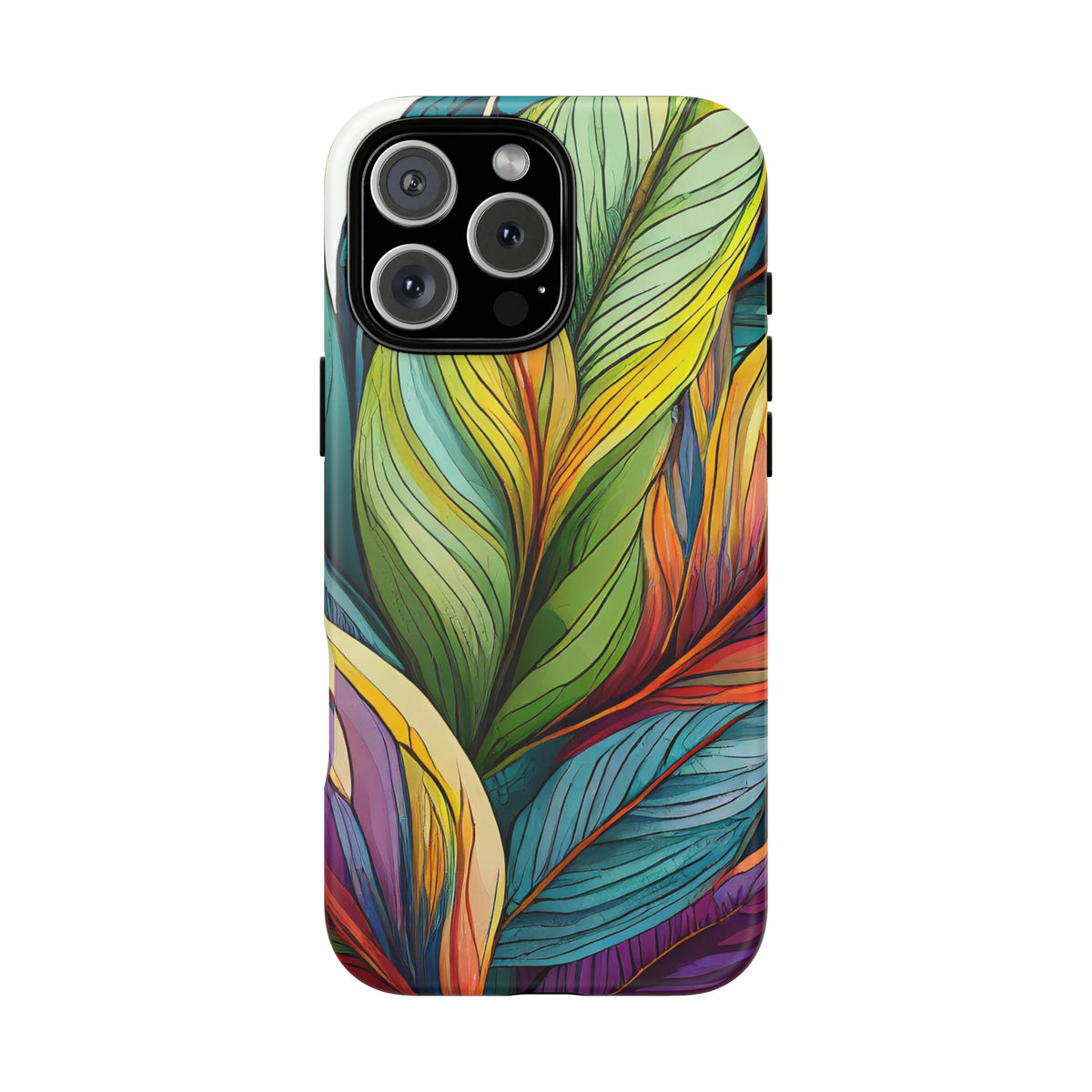 Vibrant Tropical Leaf Tough Phone Case - Studio 653