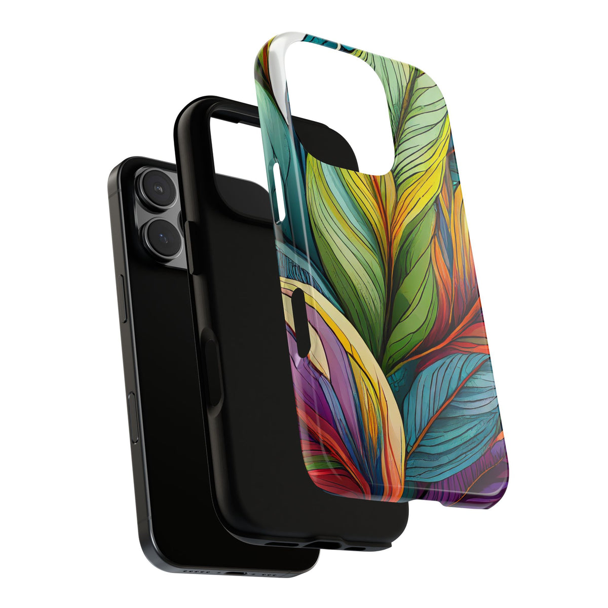 Vibrant Tropical Leaf Tough Phone Case - Studio 653